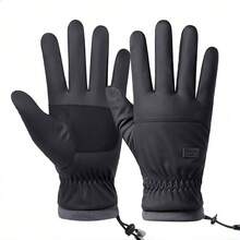 Christmas Ski Gloves, Men's And Women's Outdoor Waterproof Touchscreen Winter Thermal Lined Thickened Warm Cycling Gloves, Suitable For Skiing, Cycling, And Daily Travel - Multicolor - View 10
