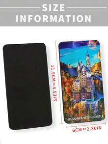 1 件世界建筑冰箱贴，各个国家和地标的 3D 创意冰箱贴，旅行纪念品磁性贴纸