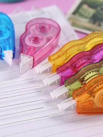 6PCS Correction Tape, Easy To Use Instant Correction, Suitable Students, Office Staff Use.