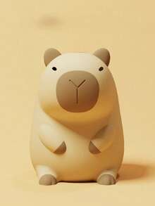 Cute Capybara Night Light, Buffalo Night Light, Soft LED Light. Toggle Switch, Novelty Animal Night Light, Suitable For Desktop, Dorm, Bedroom, Homecoming Decoration, Birthday And Christmas Gift, Ornament, Sleeping Companion