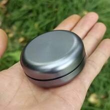 1 pieza/55mm Caja de almacenamiento de tabaco de aleación de aluminio - Impermeable, compacta y portátil, caja de almacenamiento de metal de bolsillo, a prueba de olores, a prueba de humedad y hermética, con tapa con bisagras, fácil de transportar, ideal para preservar cigarrillos, café y artículos pequeños