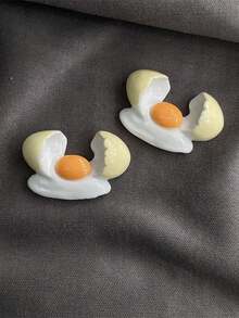 1/3 Sets [8 Pieces Per Set] Cute Chick & Egg Pattern Refrigerator Magnets - 3D Stereoscopic, Multicolor Style, Fried Egg, Scrambled Egg, Chick Icon Adorable Magnets, Suitable For Decorating Office, Kitchen, Whiteboard, Storage Cabinet, Dishwasher, Home Decor, Valentine's Day Gift