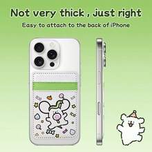 Billetera magnética, compatible con la billetera MagSafe, con soporte para 3 tarjetas, para las series de 12/13/14/15/16