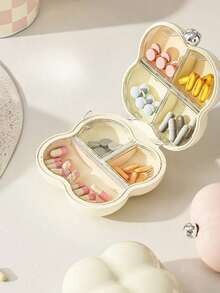 Hộp đựng thuốc đa năng hình hoa, có thể dùng làm hộp đựng trang sức, hộp đựng thuốc hàng tuần, hộp đựng thuốc men, món quà hoàn hảo cho năm học mới, du lịch, phù dâu, giáo viên, Halloween, Giáng sinh, phù hợp cho phụ nữ, thanh thiếu niên, học sinh, sử dụng hàng ngày tại nhà, túi đựng thuốc khi đi du lịch. - Nhiều màu - Xem 6