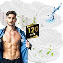 120pcs Armpit Sweat Pads, Disposable Underarm Absorption Sweat Pad, Durable And Effective, Breathable, Invisible, Absorbing Patch, Lightweight And Sweat Absorbing,Comfortable And Odorless, Easy To Use, Suitable For Both Men And Women In Hot Summer(1pc/10pcs/20pcs/30pcs/50pcs ) Summer Cooling,Beach,Travel