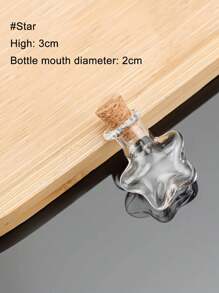 DIY Shaped Mini Glass Bottles, Wishing Bottles, Perfume Bottles, Phone Pendant Accessories