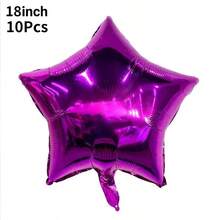 18" ,10" Star Balloons Foil Balloons Mylar Balloon For Birthdays Christmas, Halloween, New Year's Day,Baby Shower, Gender Reveal, Wedding, Magical Prom, Engagement Party Decoration