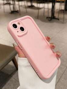 Minimalist Thick Anti-Drop Black Phone Case, Compatible With IPhone 17 Pro Max/17 Pro/17 Air/17/16 Pro Max/16/16 Pro/16 Plus/16E/15/15 Plus/15 Pro/15 Pro Max/11/12/13/14 Pro Max/XS/XR/11 Pro/11 Pro Max/12 Pro/12 Pro Max/13 Pro/13 Pro Max/7 Plus/14 Pro/14 Pro Max/14 Plus/7 Plus/8 Plus/8/SE2/13 Mini/12 Mini - 款式4(1pc) - 查看 3