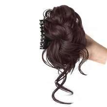 1 szt. damska spinka do włosów z warkoczy z syntetycznych włókien, wysoka spinka do warkoczy z koroną, spinka do baków, puszysty upięty kok, swobodna spinka do włosów z syntetycznych włókien, odpowiednia na każdą porę roku, jesień i zimę, akcesoria do włosów dla kobiet, stroje wakacyjne