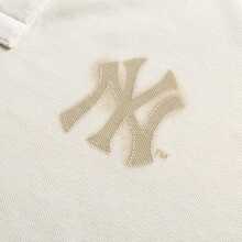 MLB Polo-Shirts für Damen und Herren – Basic Washing Over Fit Polo-Shirts – Bequem für Alltag, Fitness, Outdoor-Sport, Kurzarm-Polo-Shirts (3APQB0453-50CRD)