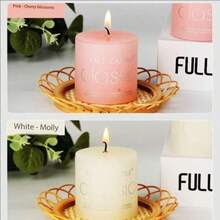 8 colores 5*5CM 5*7CM Velas perfumadas vibrantes | Fragancia premium de larga duración y sin humo | Perfectas para fiestas, eventos y decoración del hogar (cada tono = aroma único)