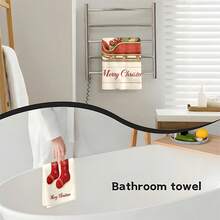 1set/2 Pieces /100 Pieces Christmas Socks And Sledd-Patterned Kitchen Towels And Rags Are Suitable For Interior Decoration In Restaurants, Kitchens And Bathrooms, Party Decoration, Holiday Gifts, And Can Also Be Given As Christmas Gifts - Multicolor - View 10
