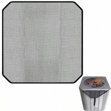 1pc Easy To Install 91cm/35.83inch Premium Outdoor Air Conditioner Cover - Super Durable, Water Resistant, Windproof - Dust & Cold Air Barrier With Breathable PVC Mesh Ventilation - 91*91cm/35.83*35.83inch - View 5