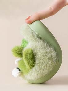 Un par de nuevas pantuflas cálidas de invierno para niños, pantuflas de peluche con diseño de dibujos animados lindos para bebés para interiores