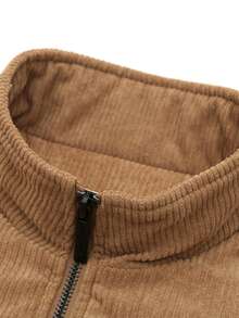 Jaqueta com Gola Elevada, Forrada Termicamente e Reforçada, Outono/Inverno