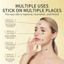 Avocado Moisturizing Collagen Eye BagMask,60pcs/Set Under Eye, Eye Care Product Dark Eye Bags, Skin Care  Moisturizer Hydrating Comfort - 1個/酪梨 - 查看 7