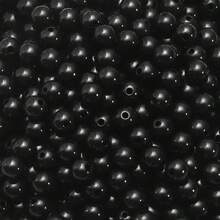 Approx. 100pcs/1890pcs Black Acrylic Handmade Jewelry Making Kit, For DIY Bracelet, Necklace, Earring, Craft Making