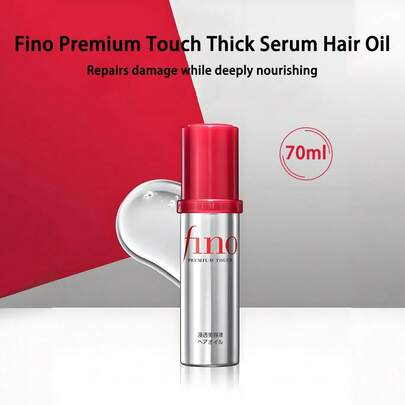 Fino Premium Touch Thick Serum Hair Oil, 2.4 Fl Oz (70 Ml) Intensive Repair Power • Restores Brilliance