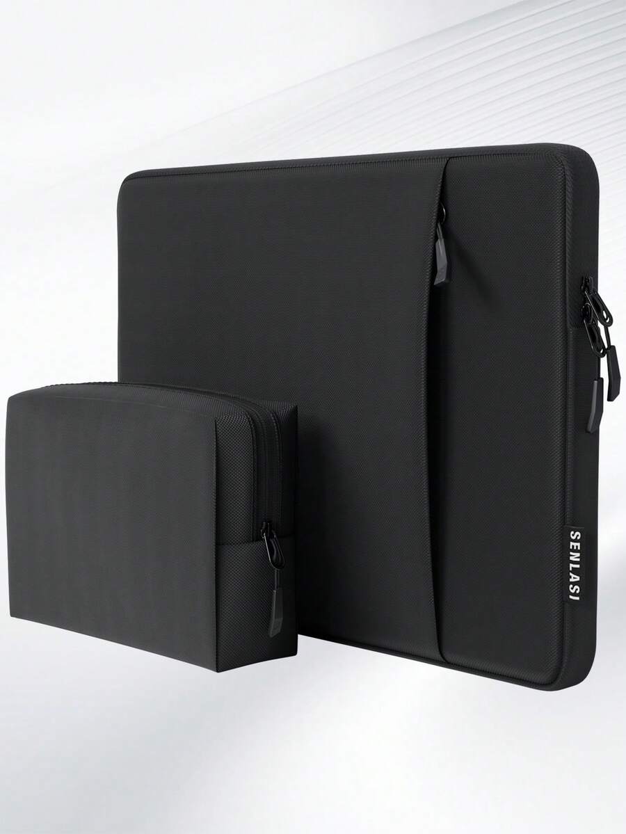 SENLASI 13-16 Inch Laptop Case Sleeve Compatible With MacBook Air 13 15 M1 M2 2012-2023/MacBook Pro 13 14 15 16 2010-2022/14-15.6 HP Chromebook Surface Notebook Shockproof Water-Resistant Bag With Accessory Pouch