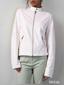 chaqueta de mujer - Blanco - Ver 3