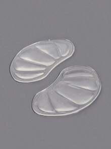 Forefoot Pads,2 Pcs Fan-Shaped Shock-Absorbing Anti-Slip Self-Adhesive Heel Protector Tool - Trong sáng - Xem 4