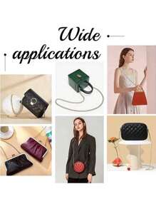 1 Piece Fashion Bag Shoulder Strap, Wallet Chain, Crossbody Aluminum Chain Handle, Single Shoulder Handbag Replacement Chain, Multiple Sizes Available, With Retro Simple Alloy Buckle - Multifunctional Aluminum Chain Handbag Shoulder Strap - Multicolor - View 7