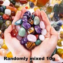 10/20/50/100/200/300/500/1000/2000g/Bag Natural Tumbled Gemstones And Mixed Color Crystals Bulk - Various Tumbled Polished Gemstones Rocks Stones For Home Decor