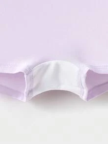 Balabala 7pcs Girls' Cotton Briefs, Antibacterial - Red-purple Hue - View 5