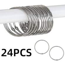 12 件金色浴帘挂钩环 厚金属防水防锈不锈钢材质 易于安装 不易滑落 浴帘环 窗帘环 窗帘扣 适用于浴室、卧室、客厅、窗户用品和配件 家居浴室装饰 秋季装饰 浴室配件 返校