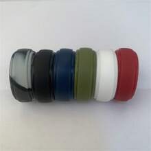 1/2/6 色/套装舒适硅胶结婚戒指 - 灵活，适合积极的生活方式