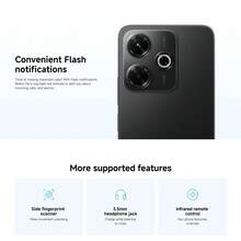 Điện thoại thông minh Xiaomi Redmi 13x 8GB + 256GB Bộ xử lý Helio G91-Ultra, Màn hình chấm FHD+ 6,79 inch với tốc độ làm mới lên đến 90Hz, Camera chính độ phân giải cực cao 108MP, Pin 5030mAh (Điển hình), Phiên bản toàn cầu - Vàng - Xem 12