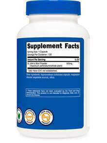Nutricost St. Johns Wort Capsules (500mg) 120 Capsules - Vegetarian, Gluten Free And Non-GMO | Herbal Supplement, Mood Support, Vegetarian, Gluten Free, Non-GMO, 120 Capsules, 500mg, Premium Quality - 其他 - 查看 5