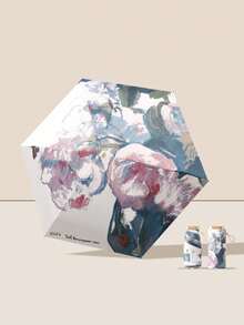 迷你折叠伞，防水便携旅行伞，女士防晒防紫外线伞，遮阳防雨两用，五折超轻便携，迷你旅行伞，防风防晒，99%紫外线防护，男女通用 - 彩色 - 查看 12