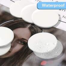 300pcs White Transparent Sticky Note Tabs, Round Page Markers For Easy Organizing And Bookmarking - Office & Study Essentials - 300 miếng - 6 miếng lót - Xem 4