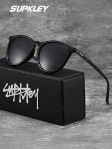 SUPKLEY Gafas de sol de estilo de vacaciones de lujo ligero para mujer con material de lente TAC, marco ovalado, decoración de moda, protección UV y reducción de deslumbramiento. El empaque de la marca es un gran regalo