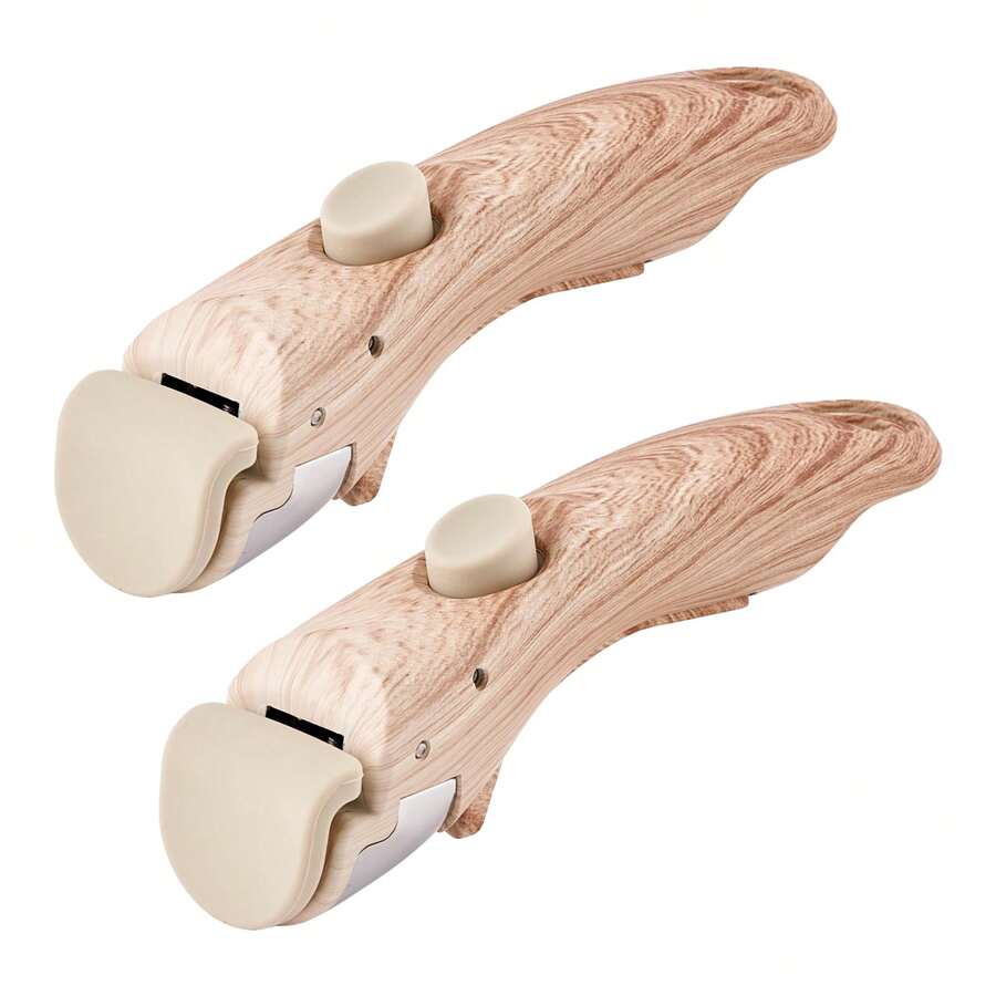 RIOVARM-EU RIOVARM 2-Piece Removable Handles For Frying Pan, Removable Handle For Stackable Cookware Set, Bakelite Handle With Wood Grain, Handles For Pan & Pot, Handle For Universal Pan - 卡其色 - 查看 1