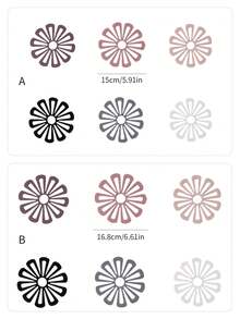 Floral Non-Slip Cup Coasters Stylish Coffee Table Decor | 4.5 Inches Unique & Thoughtful Birthday Gifts For Women, Mom, Her, Men, Dad, Him,Suitable For Halloween Holiday Coasters And Placemats, As Well As Christmas Kitchen Coasters And Placemats.