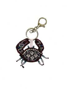 Starfish, Ocean, Sea Turtle, Lobster, Shell Bag Charm, Summer Ocean Style Fashion Cute Versatile Fully Rhinestone Bag Pendant - Multicolor - View 16