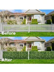 Nejlue Artificial Flowers/Plants1111 Home & Living 1pc 100*300cm Artificial Lvy Privacy FenceScreen-Plastic Faux Hedge Leafand Vine Privacy Screening PanelsFake Greenery Foliage Fence UVProtected For Home GardenBalcony Wall Patio Yard WeddingBackyard Jungle Theme PartyBirthday Porch Christmas GiftLeaves Backdrop Indoor OutdoorDecor,Christmas Decorations.