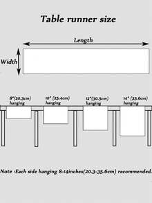 1 pièce Chemin de table en polyester imprimé numériquement, motif citrouille et blé, convient pour la table à manger, le meuble TV, la commode, les étagères, la décoration d'intérieur, les festivals, Halloween, les fêtes, les mariages, toutes les saisons, plusieurs tailles disponibles