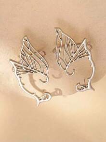 2 件蝴蝶仙子耳环，非常适合跳舞、日常聚会和节日。万圣节