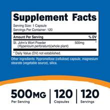 Nutricost St. Johns Wort Capsules (500mg) 120 Capsules - Vegetarian, Gluten Free And Non-GMO | Herbal Supplement, Mood Support, Vegetarian, Gluten Free, Non-GMO, 120 Capsules, 500mg, Premium Quality - 其他 - 查看 2