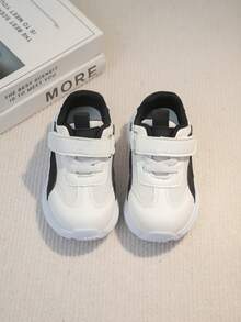 1 par de zapatos deportivos casuales clásicos de suela suave y antideslizante de PU, ligeros y de moda, adecuados para otoño, unisex