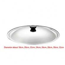 Universal Pot Cover Round Frying Pan Cover Anti-Scalding Knob Visible Wok Pot Lid Cookware Parts Kitchen Accessories