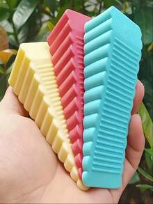 2 pezzi Fermo porta in silicone di colore casuale, senza foratura, design creativo e , utilizzabile in casa e in ufficio come fermo anti-collisione, design semplice e durevole in gomma