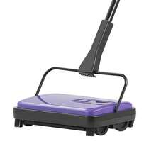 Carpet Sweeper Manual, Floor Sweeper With 300 Ml Dustbin Capacity Easy To Empty, 6.7 Inch Cleaning Width For Home Office Carpets Pet Hair Dust, Purple - Màu tím - Xem 10