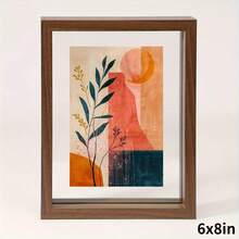 1 Khung ảnh hai mặt, Khung ảnh cổ điển bằng gỗ nhựa Acrylic trong suốt cao cấp, Khung ảnh tự làm, Có thể dùng để treo ảnh. Không bao gồm giấy ảnh. Thích hợp cho trang trí phòng khách, phòng ngủ, tiệc tùng, quà sinh nhật, trang trí nhà cửa, trang trí nội thất, lưu trữ cây cảnh để bàn sáng tạo, quà tặng ngày lễ tình nhân, quà tốt nghiệp, lưu trữ ảnh kỷ niệm mùa tốt nghiệp - Nhiều màu - Xem 25