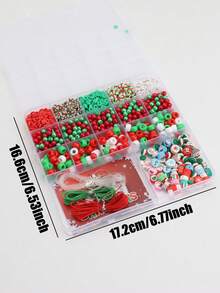 2000 piezas Juego de cuentas de arcilla Kits de pulseras con cuentas con letras Juego de fabricación de joyas Cuentas para pulseras de la Suministros para hacer joyas para fiestas de cumpleaños