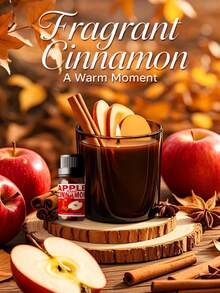 EMBRACEX. 10ml Apple Cinnamon Essential Oil, Apple Cinnamon Fragrance, Warm Scented Oil, Suitable For Aroma Diffuser, Candle Making, Home Fragrance, Fabric Spray, Suitable For Daily Use, Long-Lasting Scent, Great Gift - Apple Cinnamon - View 5