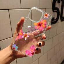 Phone:  Hibiscus  Aesthetic Coquette Phone Cover 16 11 12 13 14 15 Pro Plus XR Birthday Gifts Women Men Premium Silicone Drop-Proof Phone - 1 cái - Xem 5